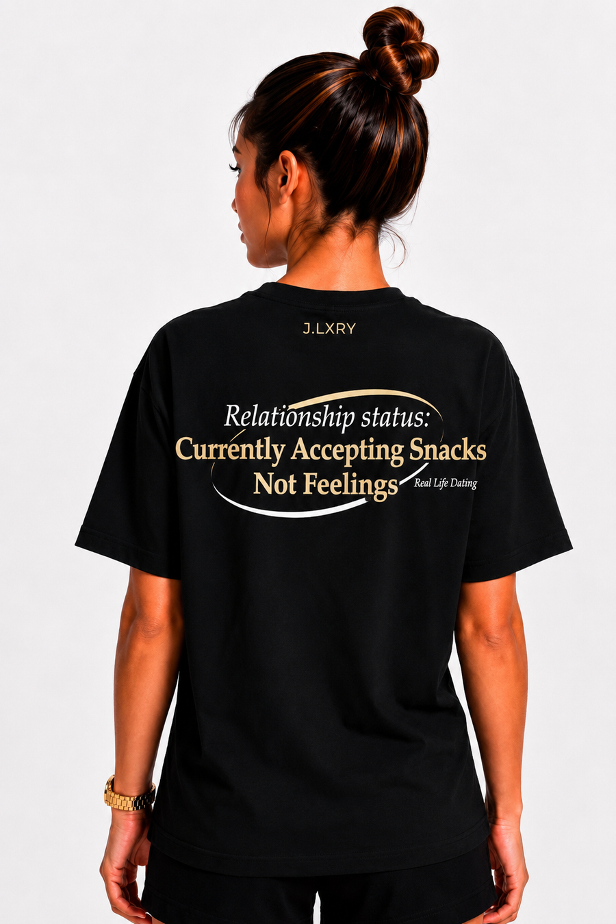 Currently Accepting Snacks, Not Feelings Oversized T-Shirt
