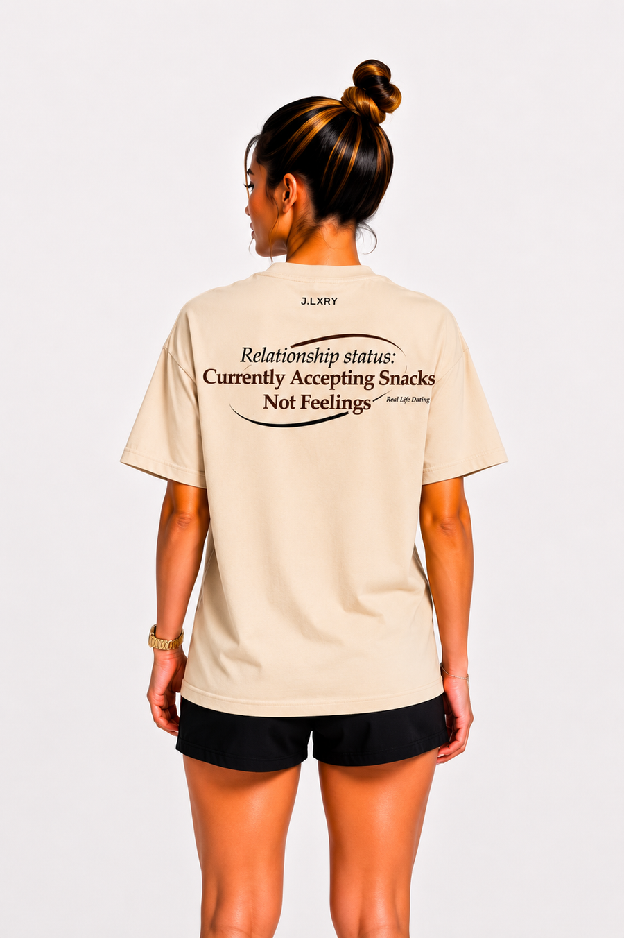 Currently Accepting Snacks, Not Feelings Oversized T-Shirt